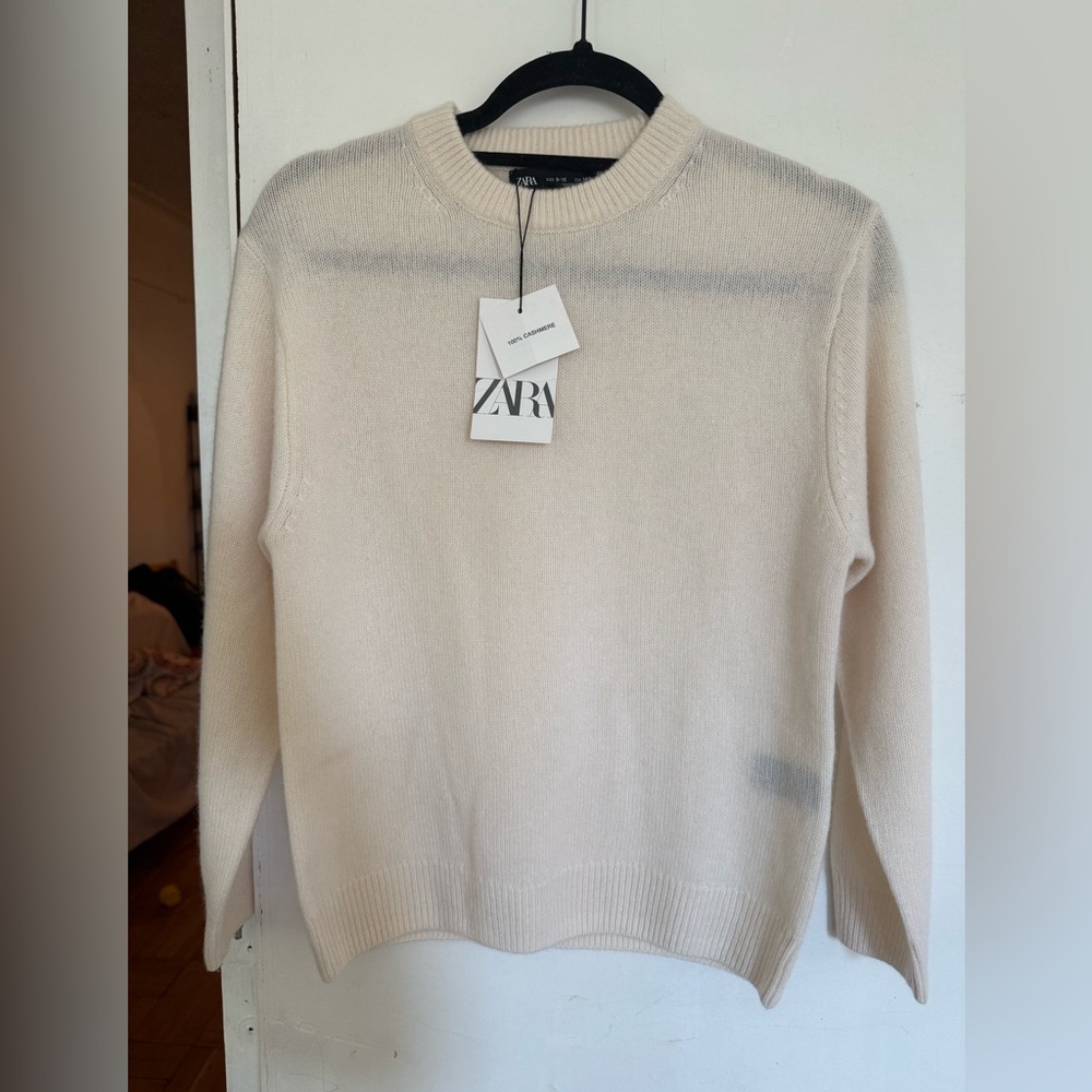 Zara boys cashmere sweater size NWT